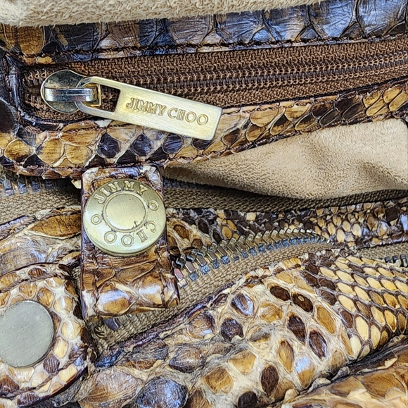 Pre-Loved // Jimmy Choo  // Python Bag - Picture 8 of 10